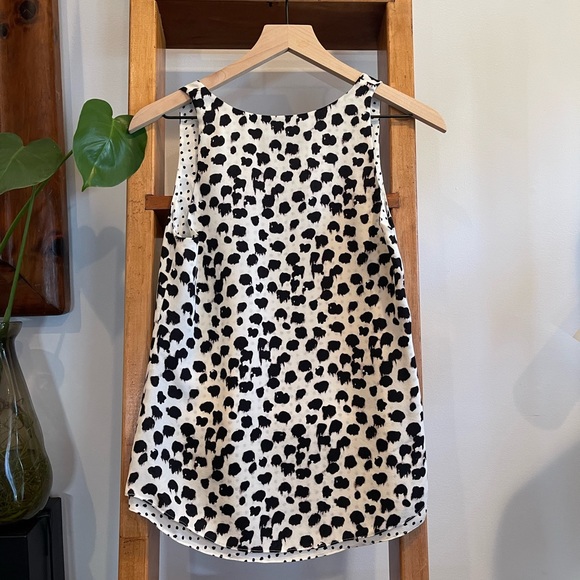 A.L.C. Scoop Neck Dot Print Tank! - Picture 10 of 10